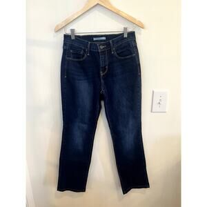 Levi’s 505 Straight Women’s Size 6 Dark Wash Stretch Jeans Classic Denim